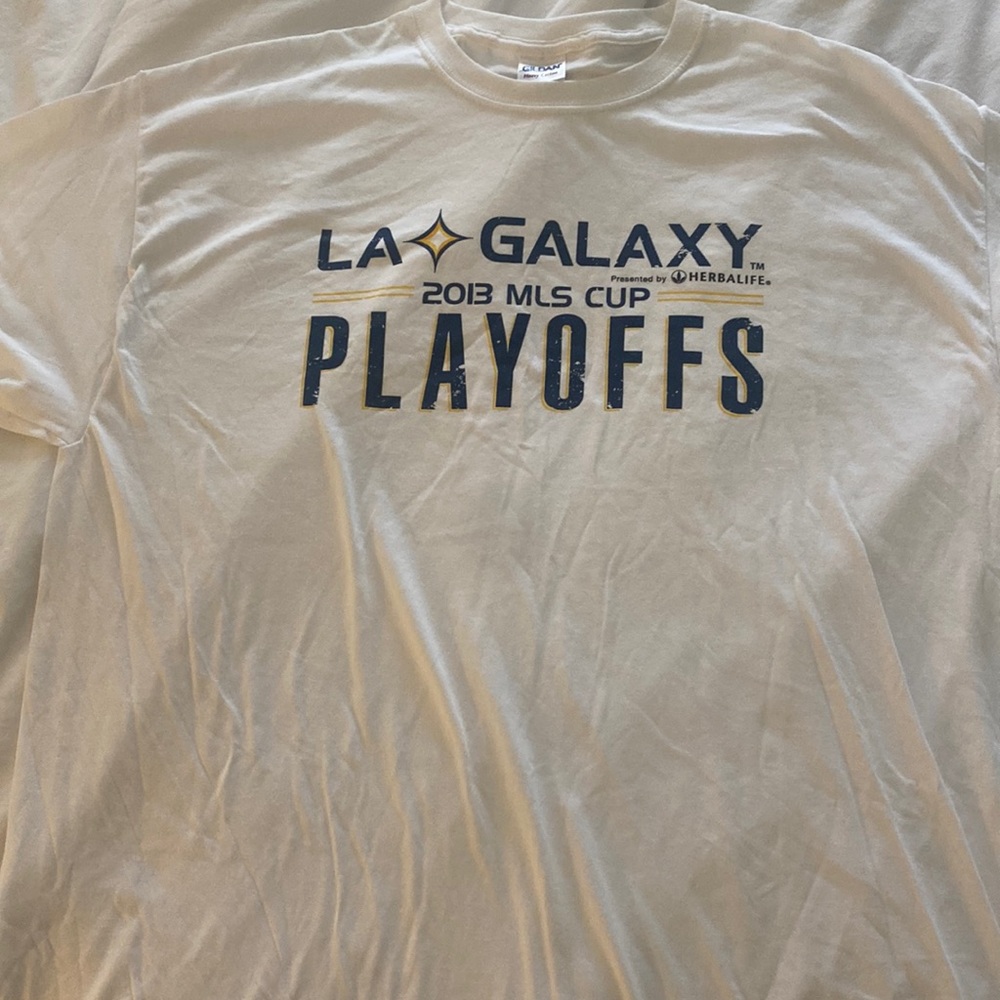 Rare 2013 MLS PLAYOFFS SHIRT Los Angeles Galaxy - Landon Donovan ⚽️ UNISEX NEW!